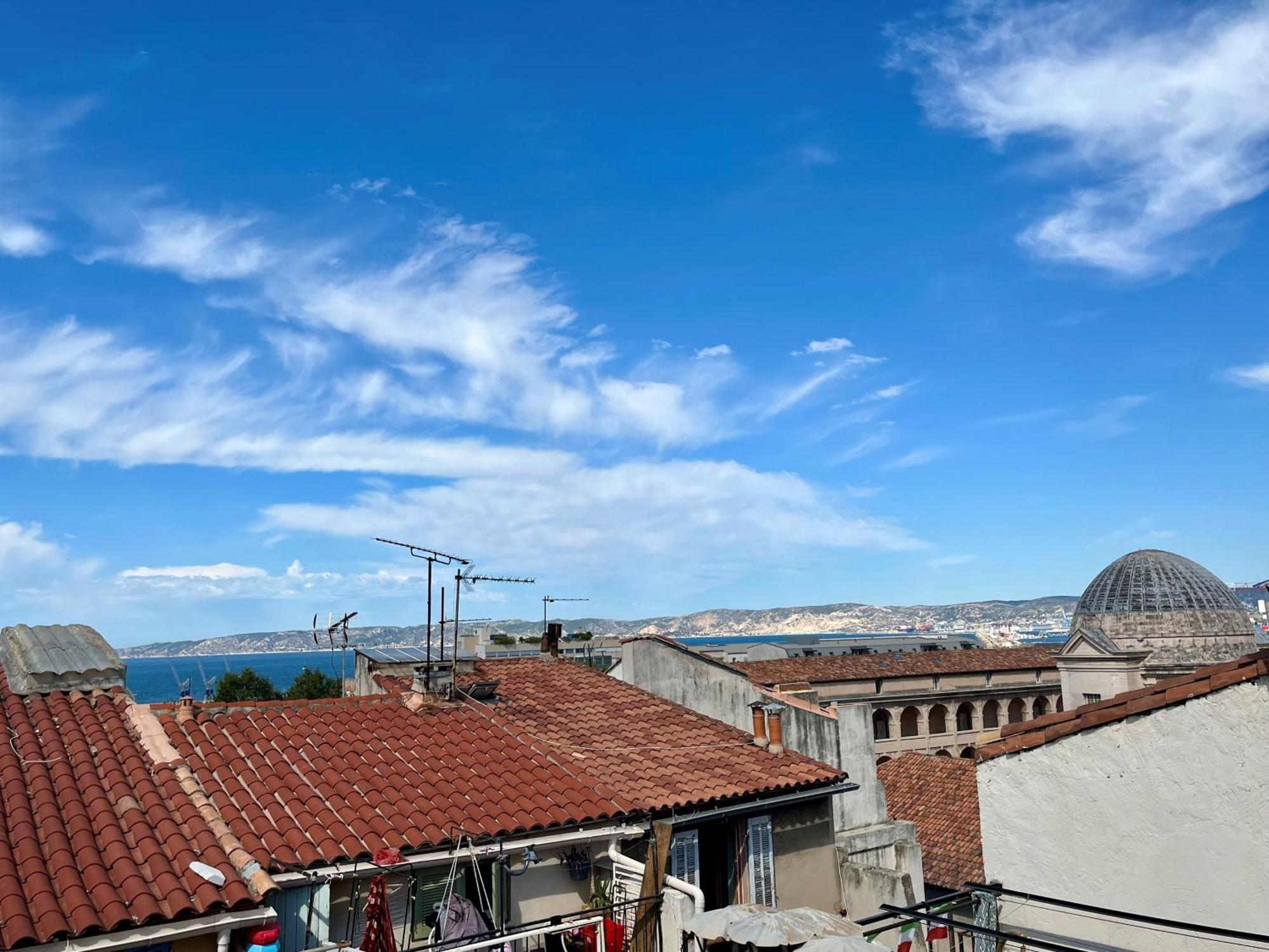 Le Panier - Joli Duplex Centre Ville Historique Avec Grande Terrasse Et Balneo Proche Vieux Port Marsella Exterior foto